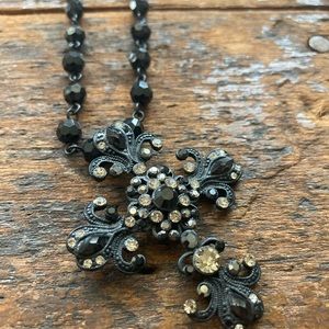 Gothic Inspired Crucifix Necklace